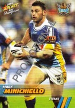 2008 Select NRL Champions - Promos #61 Mark Minichiello Front